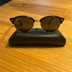 Ray-Ban RB4246 CLUBROUND - Red Havana Polarized